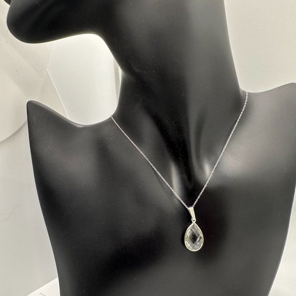 6.05 Carat Natural Amethyst (Greenish) Large Gemstone Pendant - Sterling Silver - Picture 3 of 6